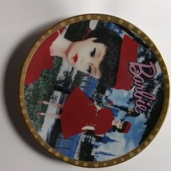 Vintage Plate From Barbie With Love Red Flare 1962