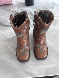 Cowgirl Square Toe Toddler Boots