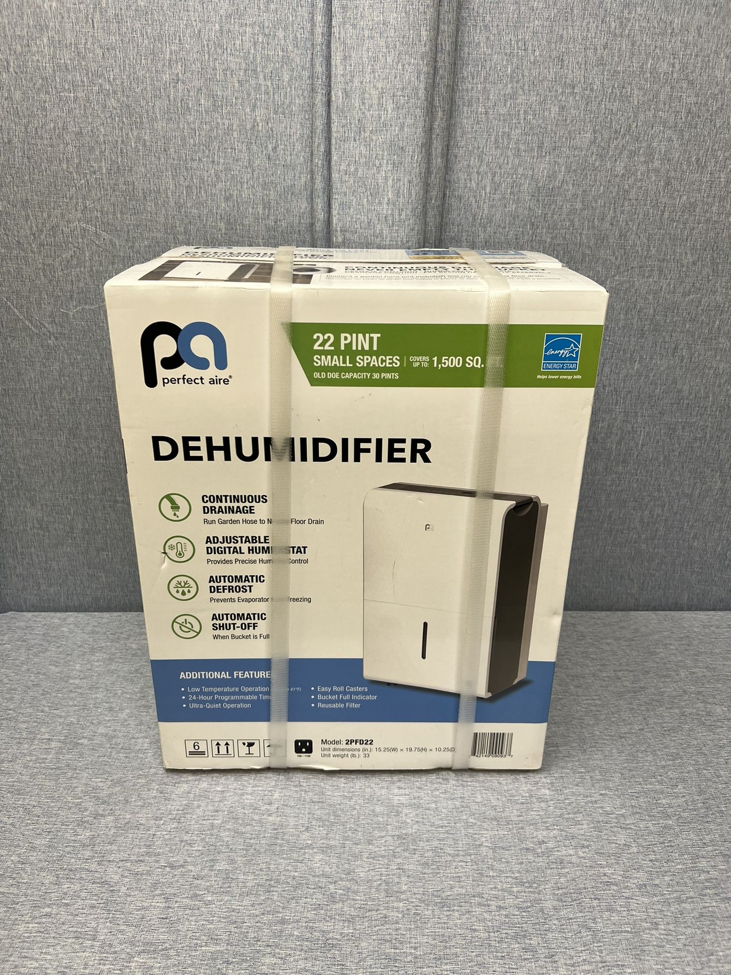 Perfect Aire 22 Pint Dehumidifier