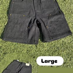 Lv denim shorts
