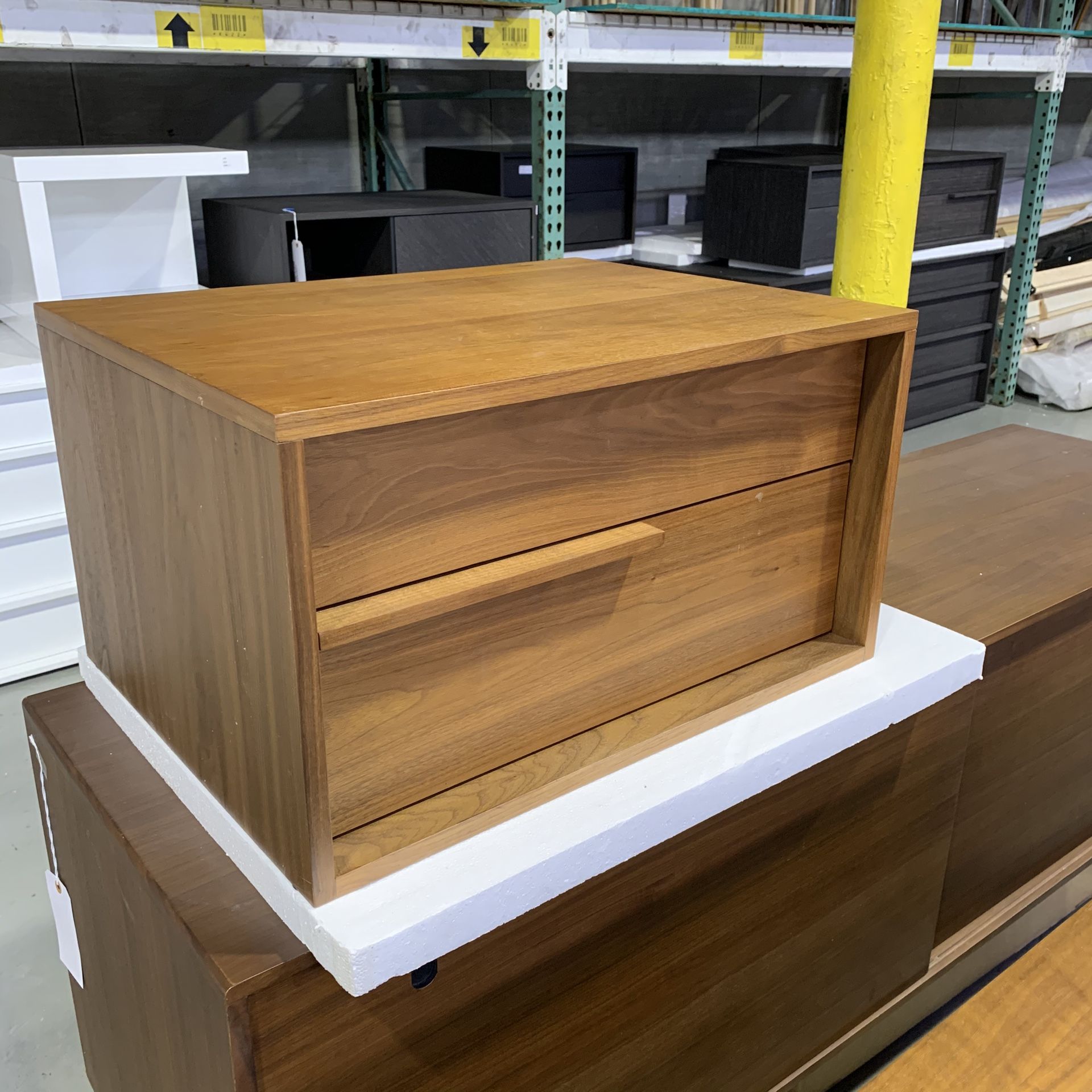 Modloft Jane Nightstand Walnut Finish