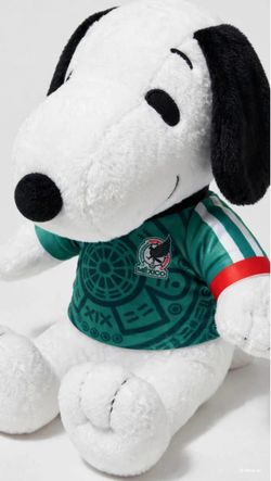 Snoopy Plush Mexico Soccer Jersey