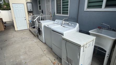 Washing Machine, 2 Dryers, Freezer