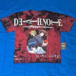 Civil Regime x Death Note Lava Wash Oversized Tee NWT XL + Bag