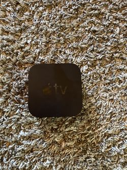 Apple TV 32 gigabyte 4K with power cable and 4K HDMI cable