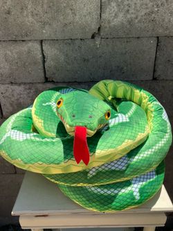 Melissa & Doug jumbo snake stuffed animal