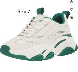 STEVE MADDEN POSSESSION Sneakers White/Emerald