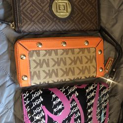 Lot Of 3 Women’s Hand Bag Clutch 