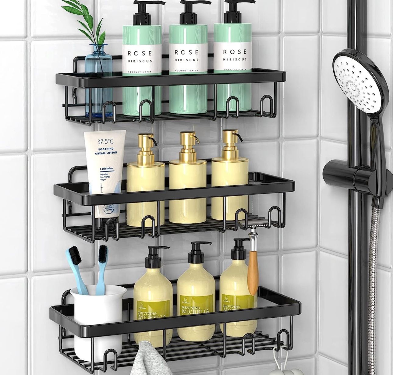 Cusbus Shower Caddy (Black)