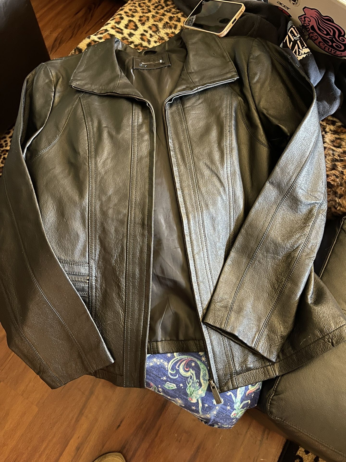 Boo Leather Jacket Never Been Worn