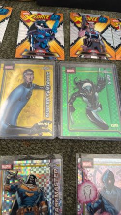 Marvel chrome cards