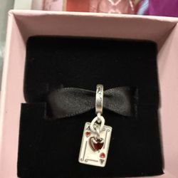Pandora Card Charm 