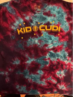 Kid Cudi X McDonald's Intergalactic Tie Dye Colored Shirt Size XL