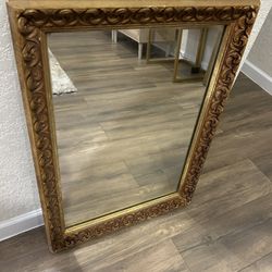 Old Wood Mirror 