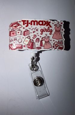 T.J. Maxx Girly Retractable Badge Reel