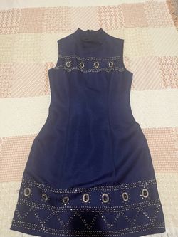 Blue dress