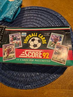 Score 92 Italian Football Cards Box