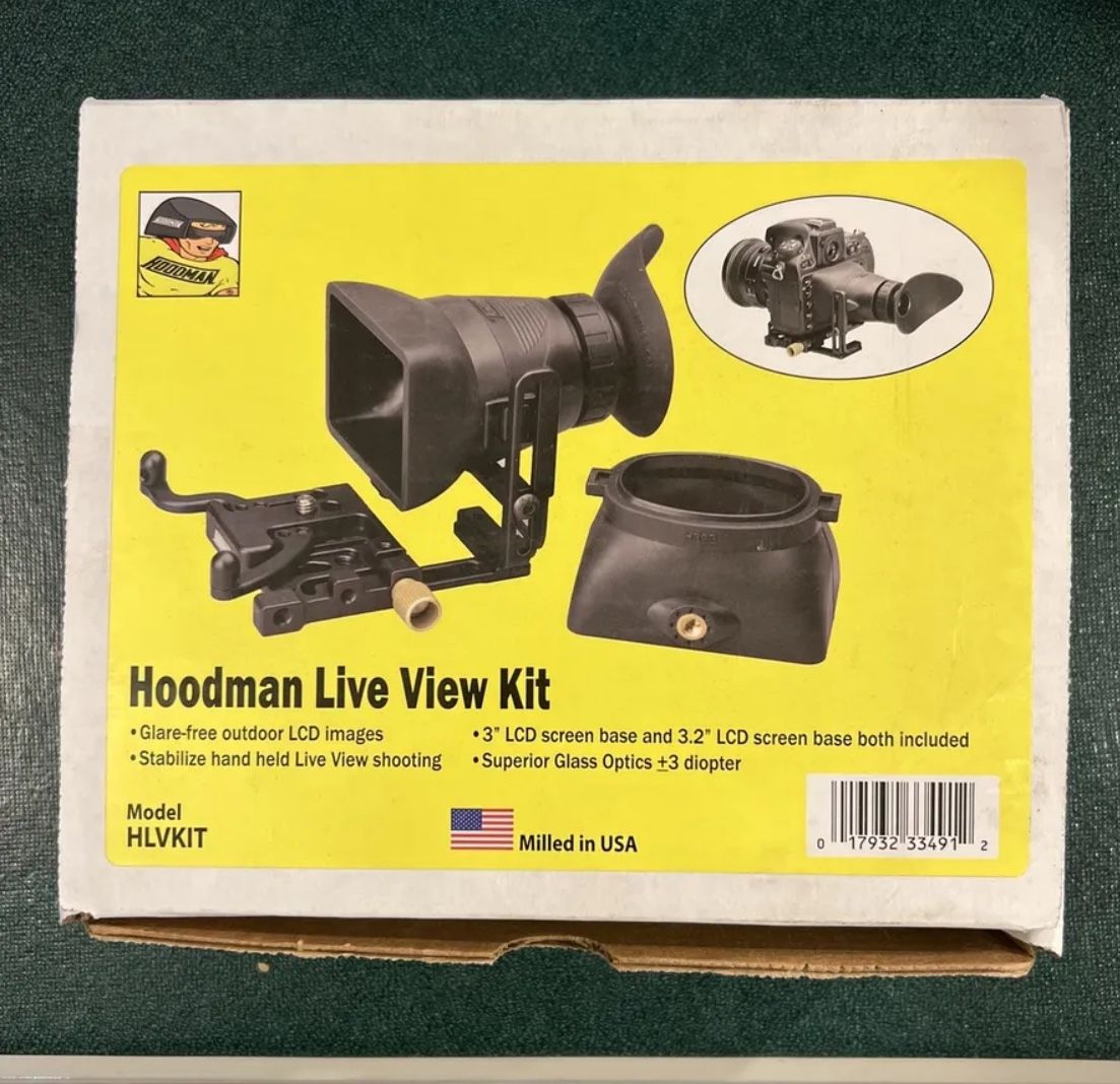 Hoodman Model HLVKIT Live View Kit DSLR Camera Viewfinder Sun Shade