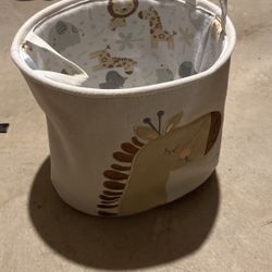 Horse Llama Animal Baby Basket For Toys And Blankets 