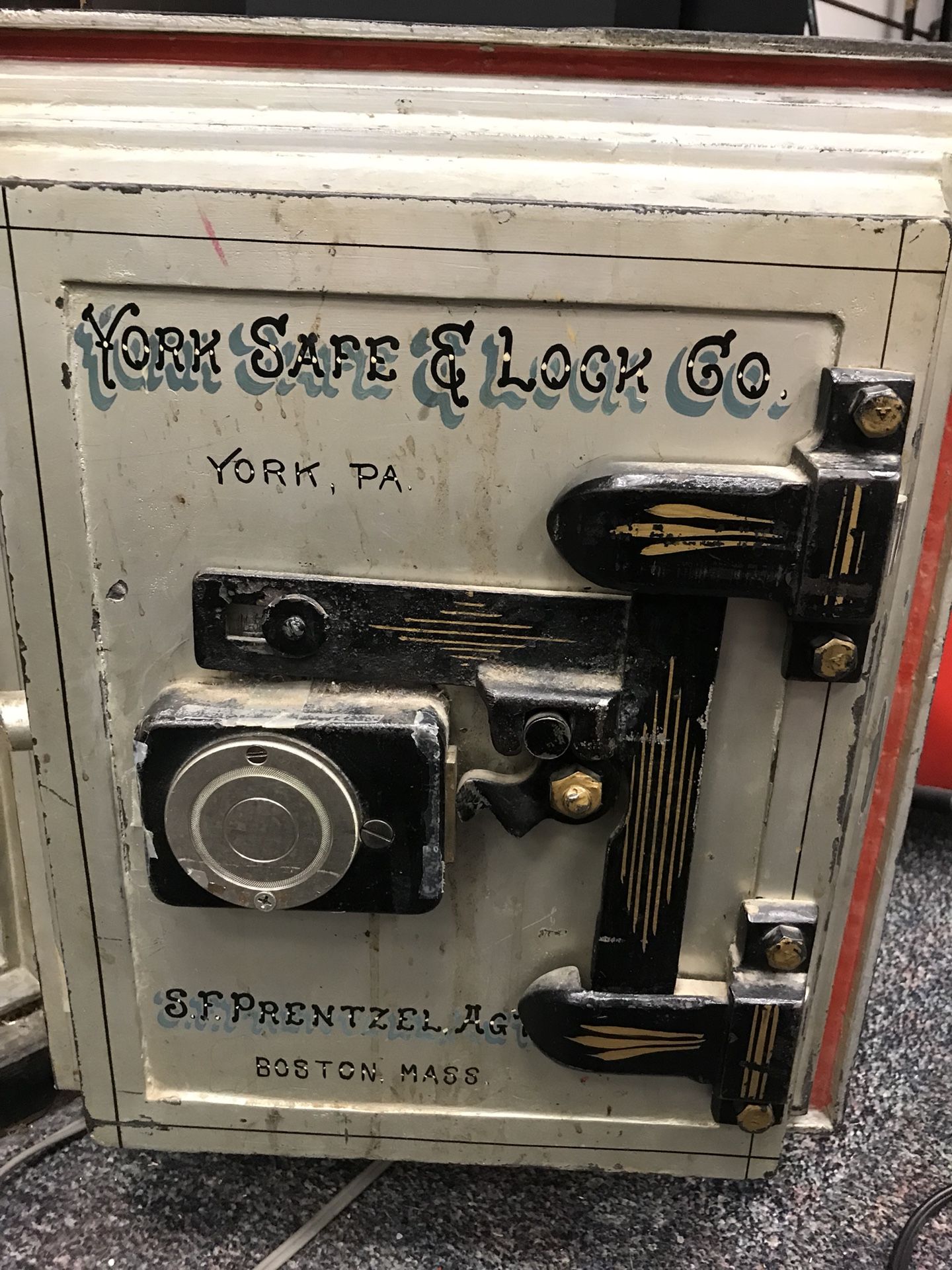 アンティーク York Safe & Lock Co サイン 看板 金庫扉