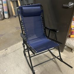 BRAND NEW - Lacoo Zero Rocking Foldable Gravity Chair with Headrest - Blue