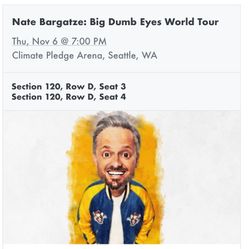 Nate Bargatze Tickets 