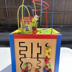 toys Wooden Activity Cube