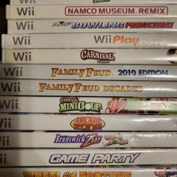 Nintendo Wii Games For family Game Night Or Game Parties Message For Prices