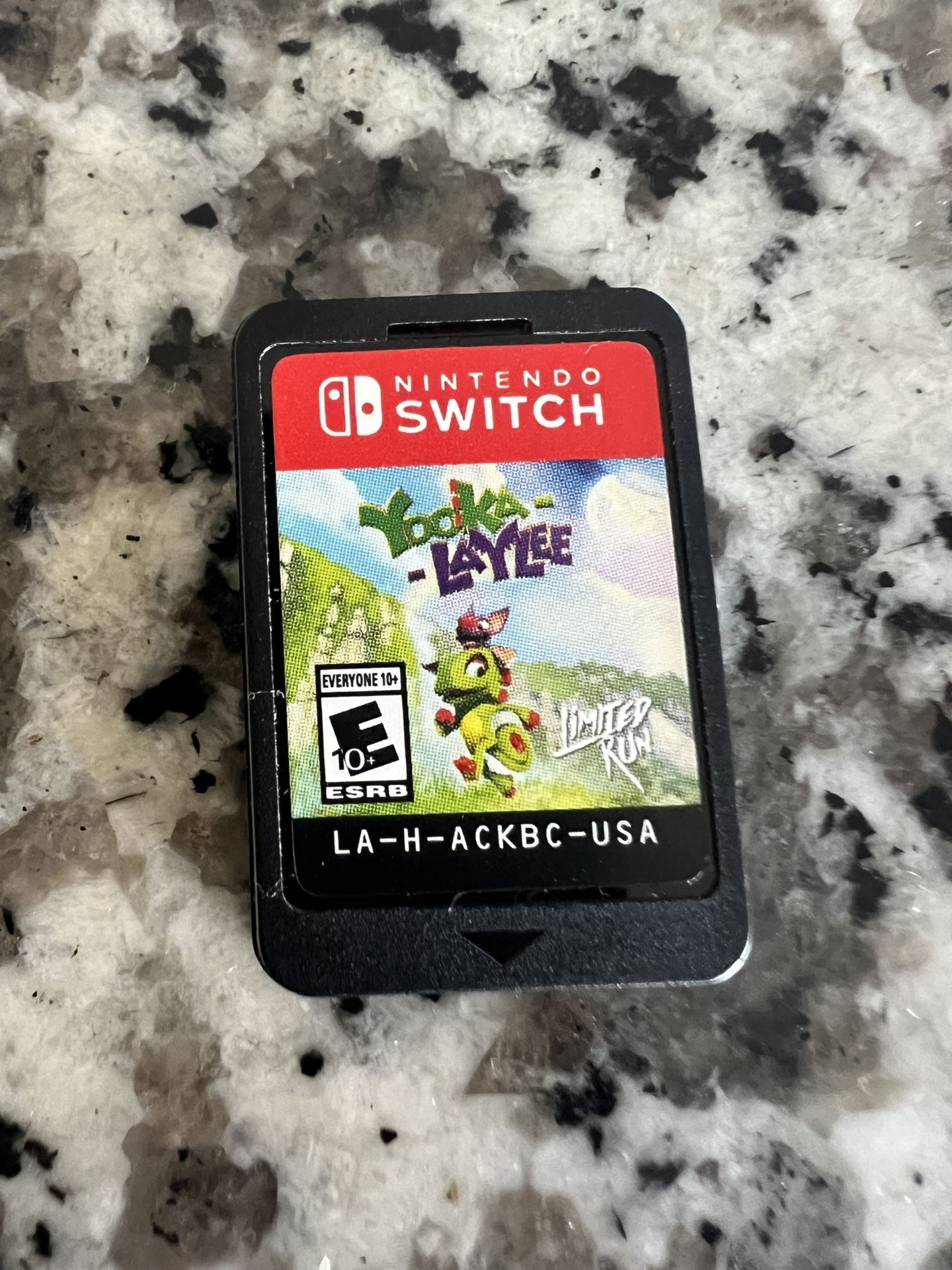 Yooka Laylee Nintendo Switch limited run games