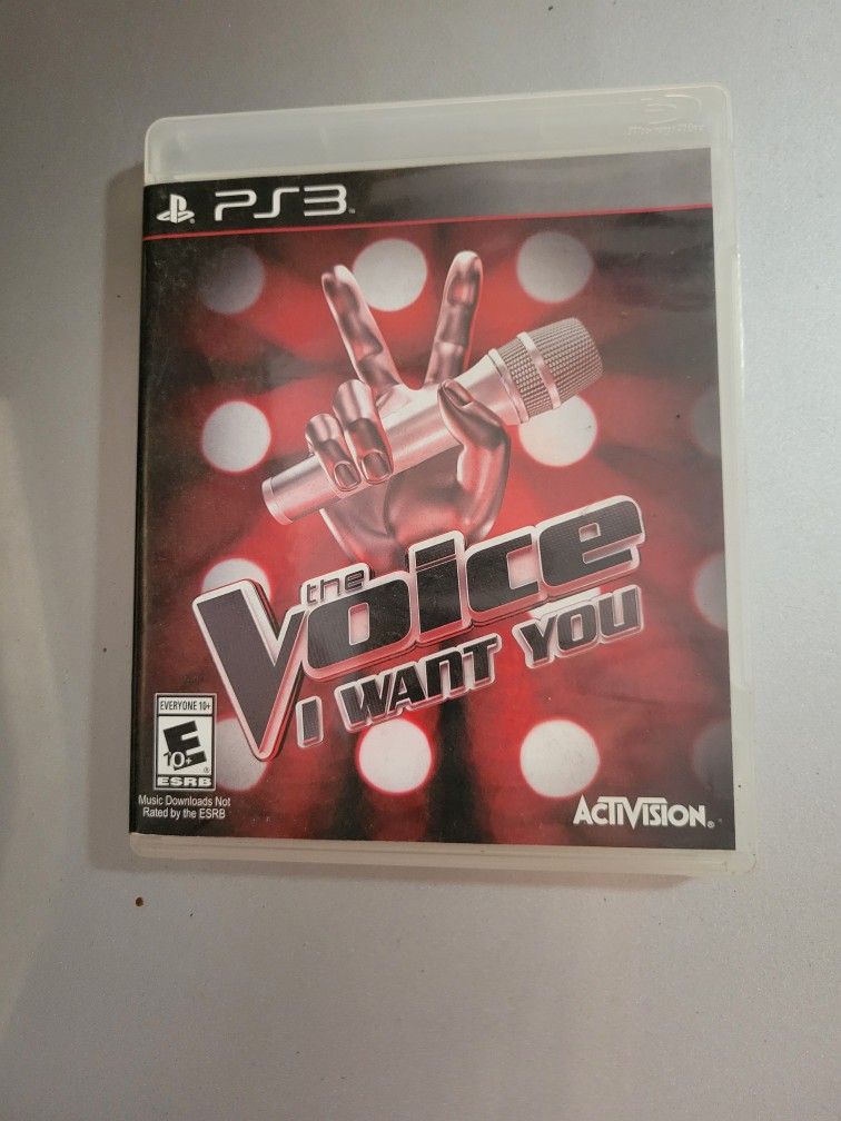 Ps3 The Voice Game With Microphone