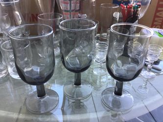Smoke light gray glasses