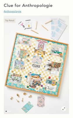 Anthropologie buy Clue Game