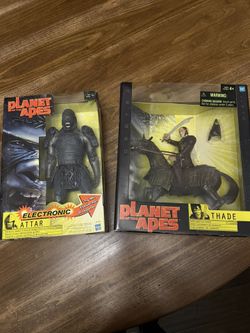 (2) New Vintage Harboro Planet of The Apes action figures Toys 