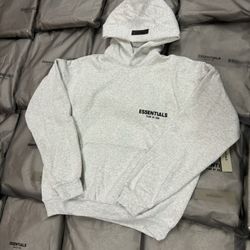 Essentials Hoodie light Oatmeal 