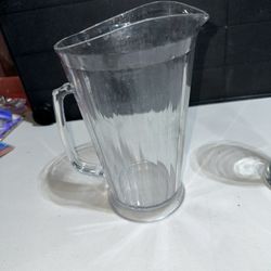 Set of Pitcher and a Hard Rock Hollywood Cafe Glass