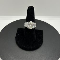 14KW 6.50CTW Oval Engagement Ring