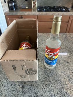 Torani Vanilla Syrup- 4 Bottles