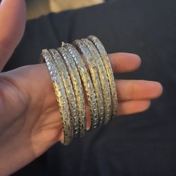 Bangle Bracelet Set of 7