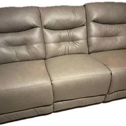 Microfiber Motorized Couch & Loveseat 