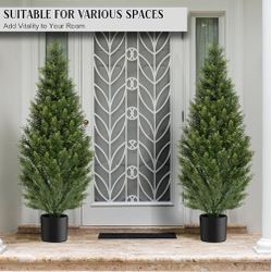 Artificial Topiary Cedar Trees