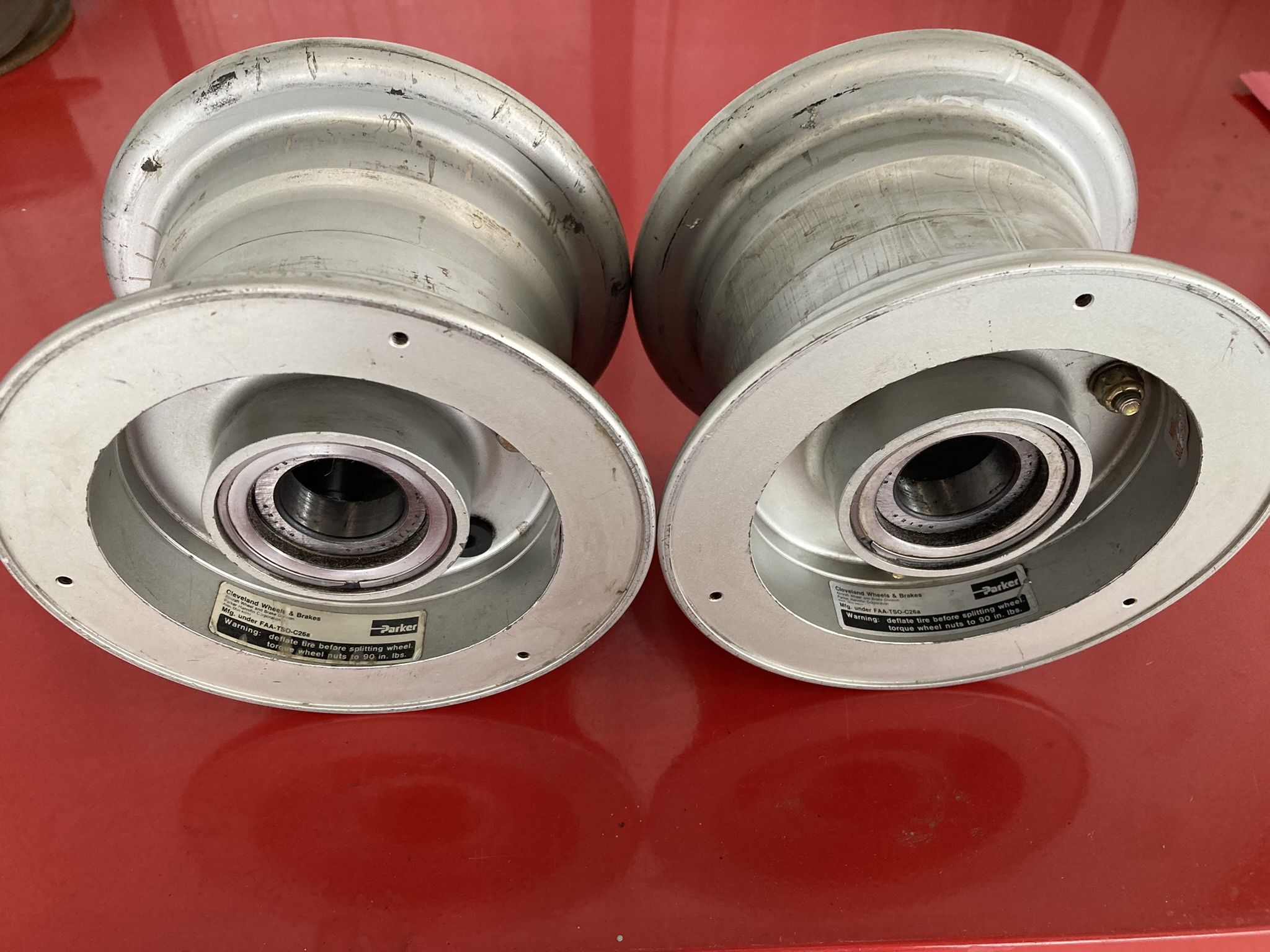 Cleveland Wheels (5.0 - 5”), and Brakes (30-9)