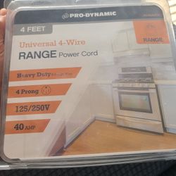 NEW Pro-Dynamic 4 ft Universal Range Power Cord