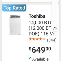 Toshiba Ac 14000 Btu Paid700