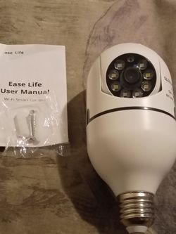 Wi-Fi smart camera light  socket install