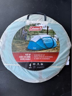 Coleman pop up tent 4 person