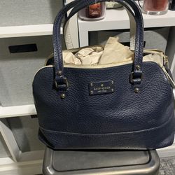 Navy Leather Kate Spade Purse