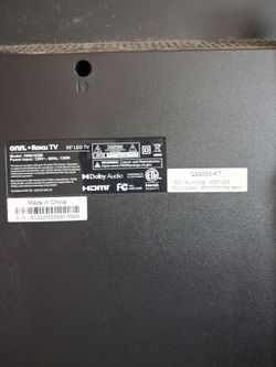 55 inch Onn RokuTV