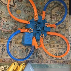 Hot Wheels Criss Cross Crash DTN42 Blue 2016 