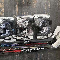 HIGH END HOCKEY STICKS AND SKATES CCM BAUER PROSTOCK