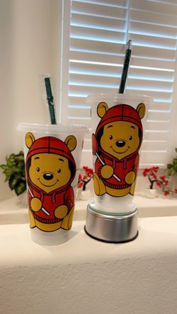 Cute Red Hoodie Pooh